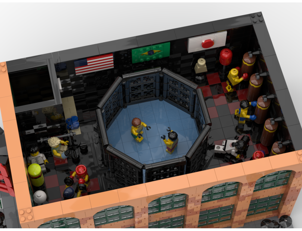 LEGO MOC-203141 MMA Gym by Brick Kaiser | Rebrickable - Build with LEGO