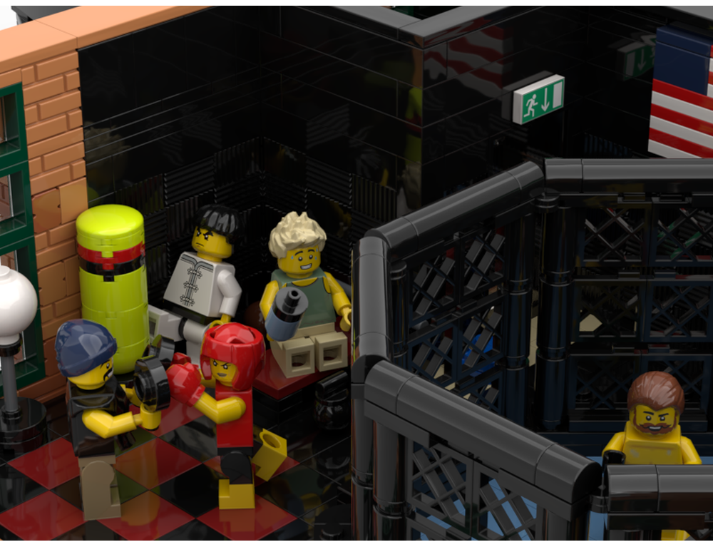 LEGO MOC-203141 MMA Gym by Brick Kaiser | Rebrickable - Build with LEGO