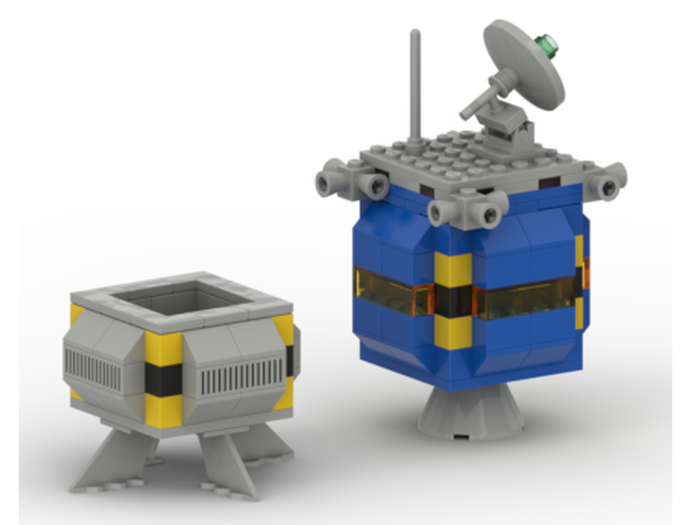 LEGO MOC USP Lunar Lander by gigau | Rebrickable - Build with LEGO