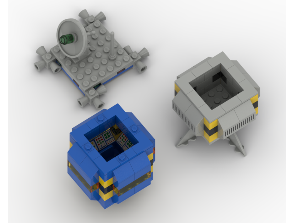 LEGO MOC USP Lunar Lander by gigau | Rebrickable - Build with LEGO