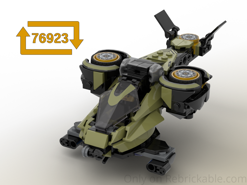 LEGO MOC 76923 Gunship by OzBrick | Rebrickable - Build with LEGO