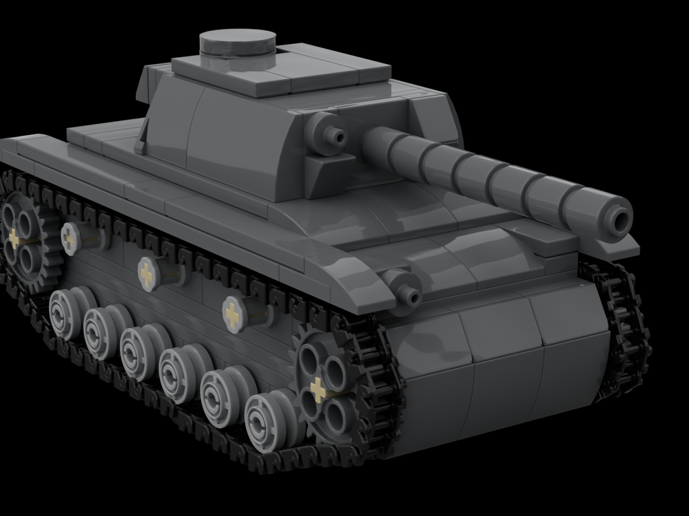 LEGO MOC Panzer III Ausf J1 by stefanhfrfr | Rebrickable - Build with LEGO