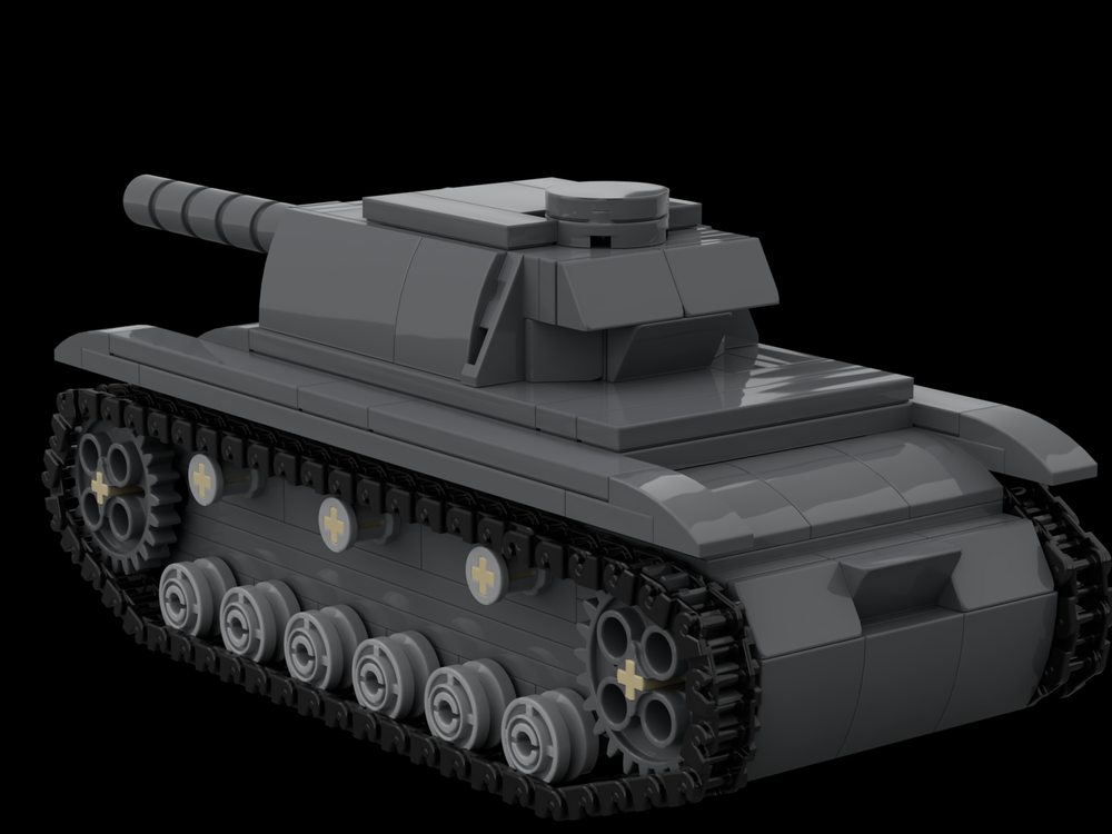 LEGO MOC Panzer III Ausf J1 by stefanhfrfr | Rebrickable - Build with LEGO