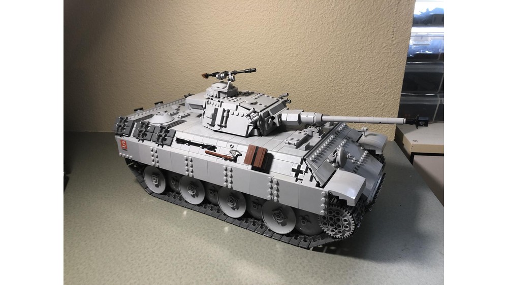 LEGO MOC-203336 Bergepanther Command Tank- 1/16 RC tank by