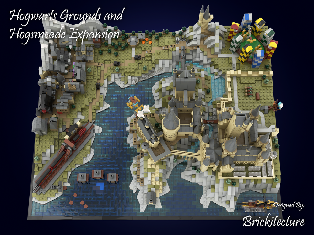 LEGO MOC Castle Grounds and Village Expansion (76419) by