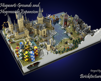 LEGO MOC Castle Grounds and Village Expansion (76419) by
