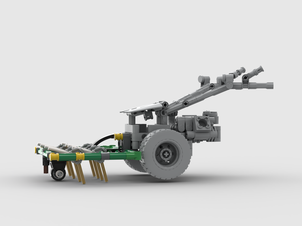 מכשיר אוורור שטחי מרעה MOC-203434 לטרקטור בעל ציר יחיד #7