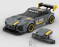 8 Wide Mercedes Benz AMG GT3