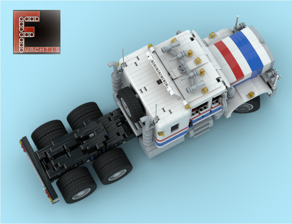 LEGO MOC 5580 Highway Rig XL Full RC by Furchtis | Rebrickable - Build ...