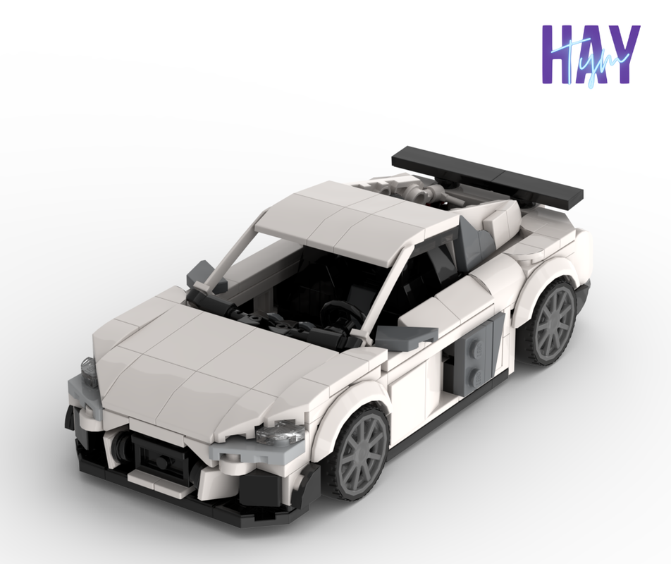 LEGO MOC Audi R8 V10 GT (White) by TymHay | Rebrickable