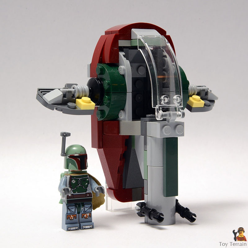 MOC Slave One 1 Microfighter by | Rebrickable - Build with