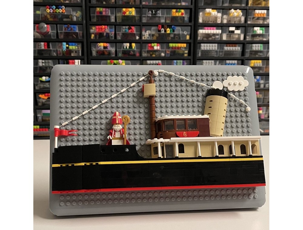 LEGO MOC-203731 Stoomboot by Meesterbram | Rebrickable - Build with LEGO