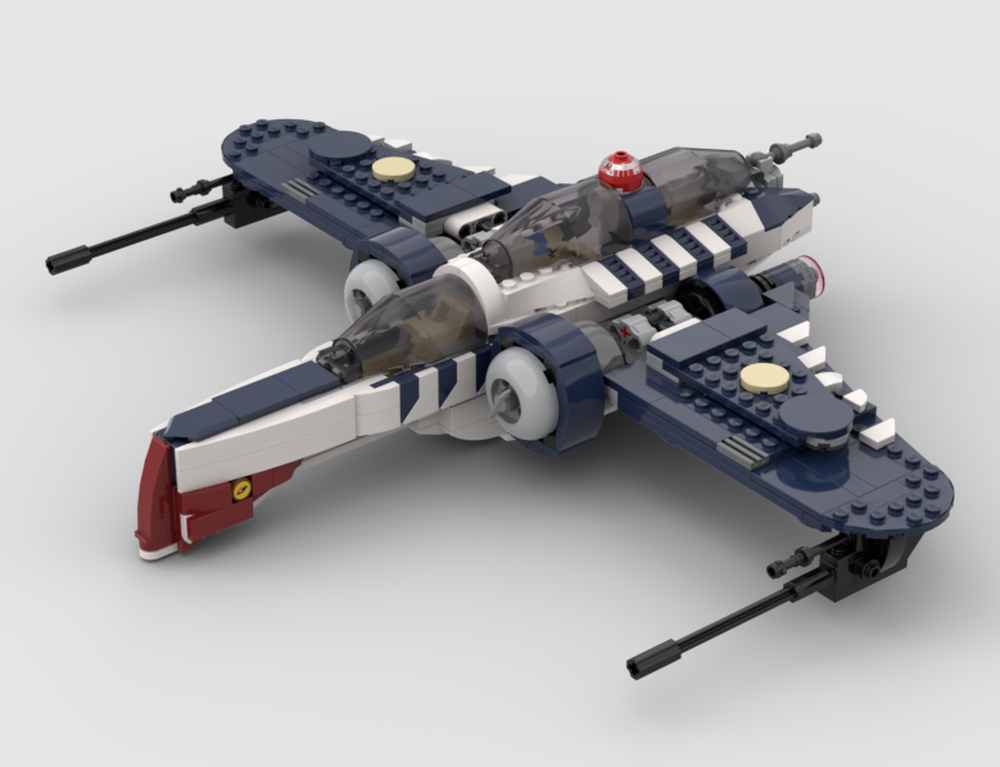 LEGO MOC Muunilinst-10 ARC-170 by Rogueworx | Rebrickable - Build