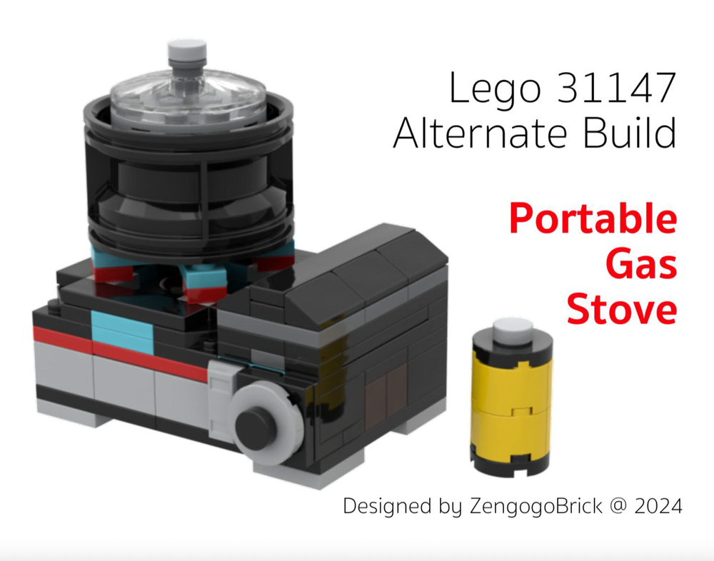 LEGO MOC 31147 Portable Gas Stove by zengogobrick | Rebrickable - Build ...