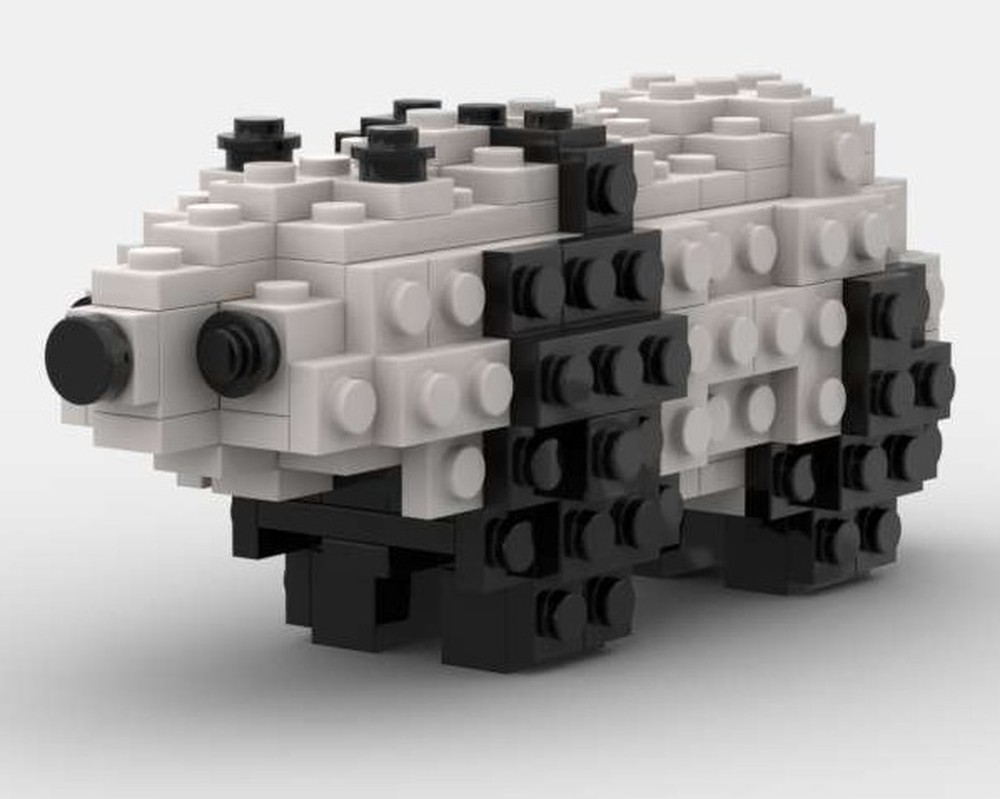 LEGO MOC Giant Panda by Wildbrickcreations | Rebrickable - Build with LEGO