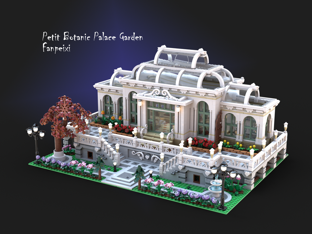 LEGO MOC-203814 Petit Botanic Palace Garden by Fanpeixi | Rebrickable ...
