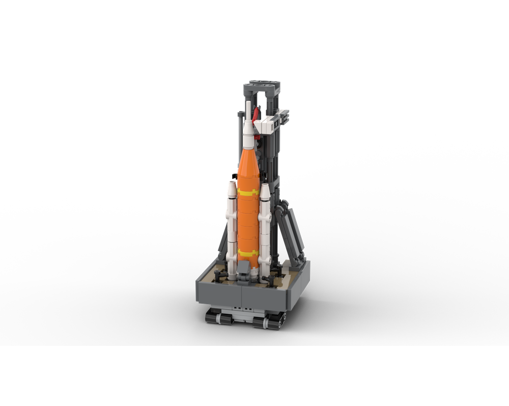 LEGO MOC-203842 NASA Artemis SLS Rocket with Launch Tower in Micro