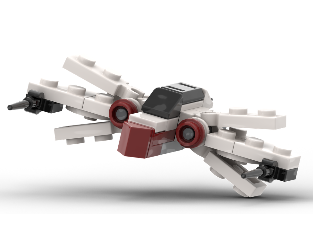 LEGO MOC-204048 Micro Scale ARC-170 by dofbeeb | Rebrickable - Build ...