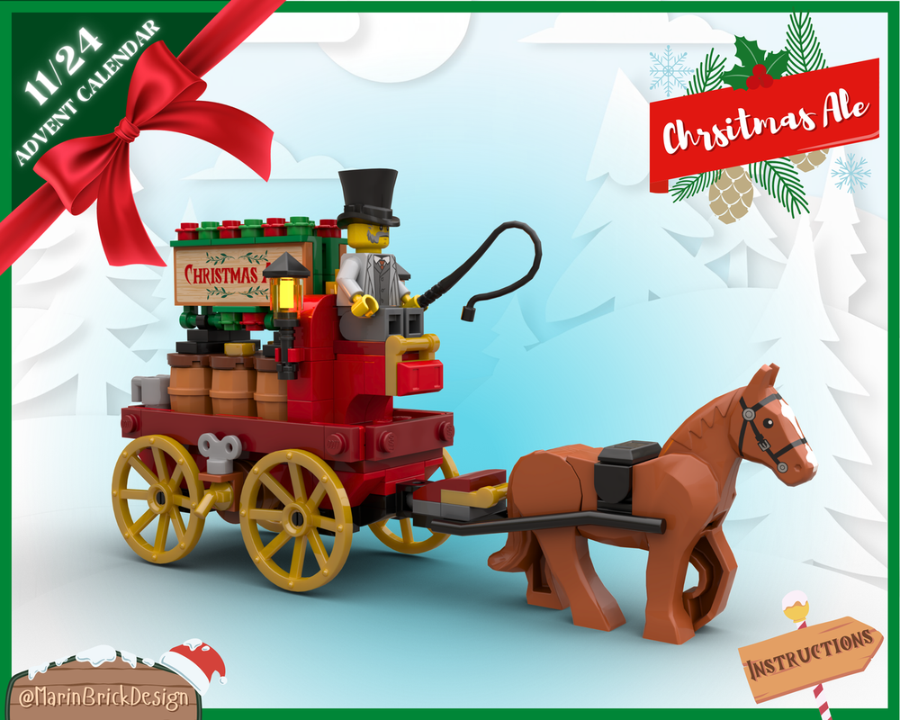 LEGO MOC Lego Christmas Ale Carriage Instructions - LEGO Winter Village ...