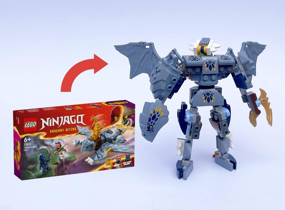 LEGO MOC Dragon Riyu Mech 71810 Alt Build by WillsBuilds