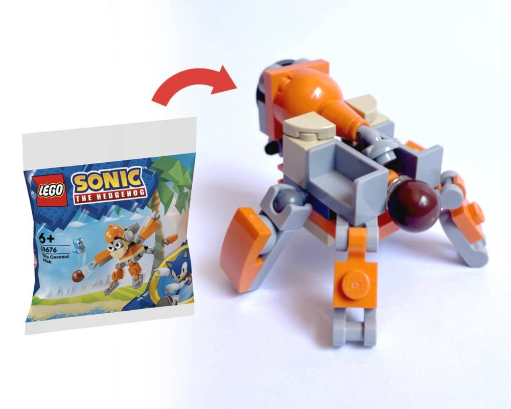 LEGO MOC Spider Mech Sonic Polybag 30676 by WillsBuilds