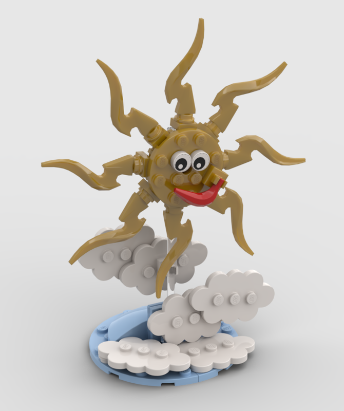 LEGO MOC-204235 Happy sun by Thierry | Rebrickable - Build with LEGO