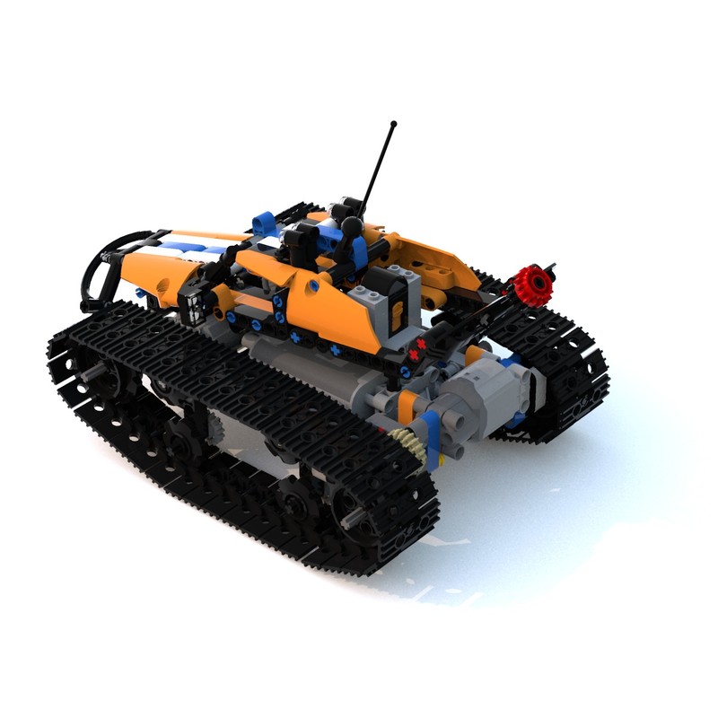 LEGO MOC-20425 Tracked racer (42065 alternate, 42038 C-model) by
