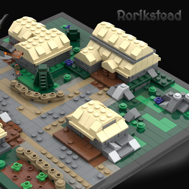 LEGO MOC-204252 Rorikstead (Skyrim) by Minifigdisplayco | Rebrickable ...