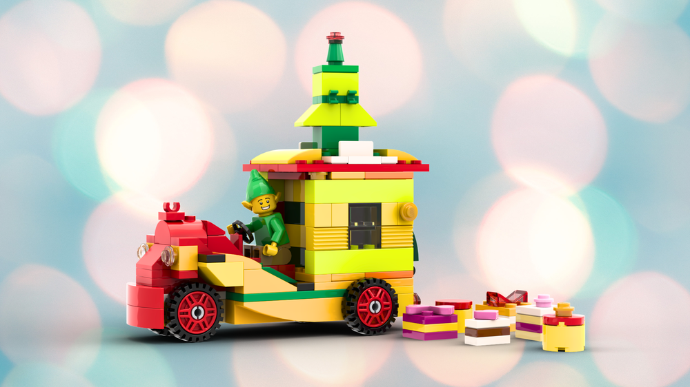 LEGO MOC 11014 Santa`s delivery truck by Lenarex | Rebrickable - Build ...