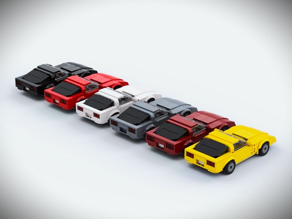 LEGO MOC-204338 Chevrolet Corvette C4 by Sweeng | Rebrickable