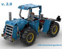 Articulated Tractor 2.0 with Motorized Gearbox (42070 Mod)