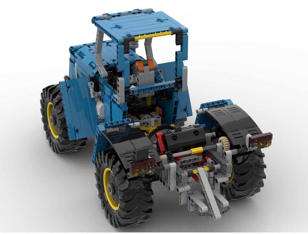 LEGO MOC-204377 Articulated Tractor 2.0 with Motorized Gearbox (42070 ...