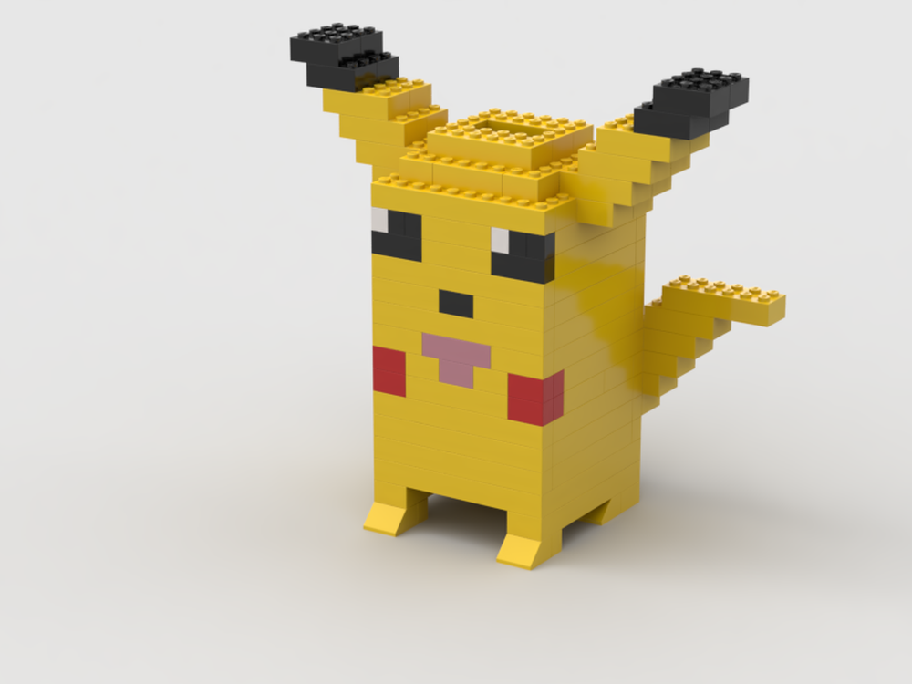 I built Pikachu out of LEGO! 