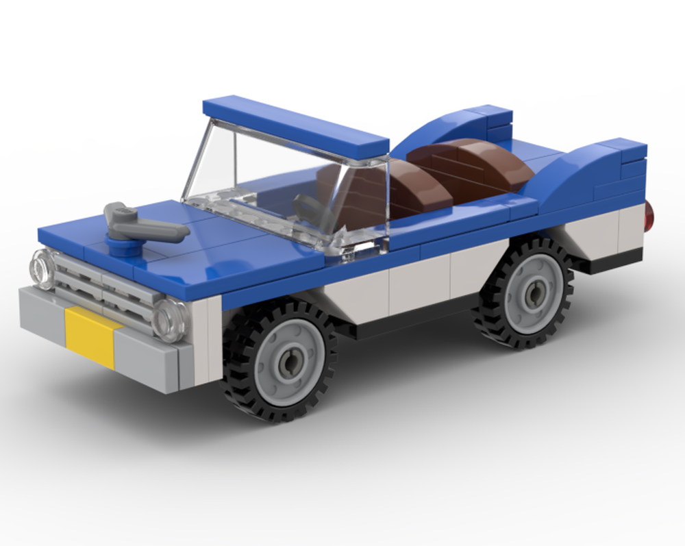 LEGO MOC Vintage Convertible by ORBcreations | Rebrickable - Build with ...