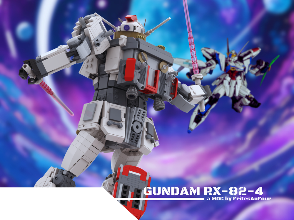 LEGO MOC Gundam RX-82-4 by FritesAuFour | Rebrickable - Build with
