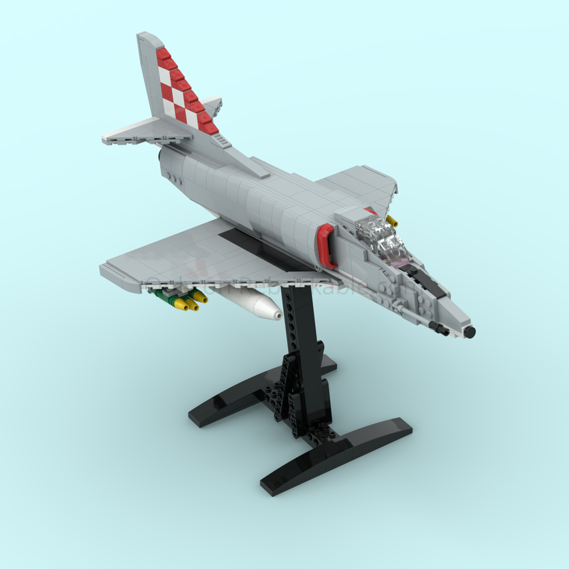 LEGO MOC Douglas A-4 Skyhawk by OttoCH6 | Rebrickable - Build with LEGO