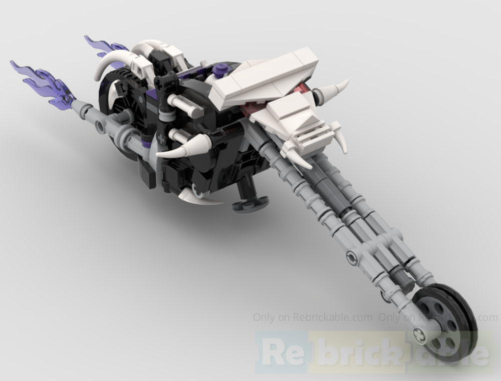 LEGO MOC-204489 2259 Ninjago Skelett Chopper UPGRADE by Lokibricks