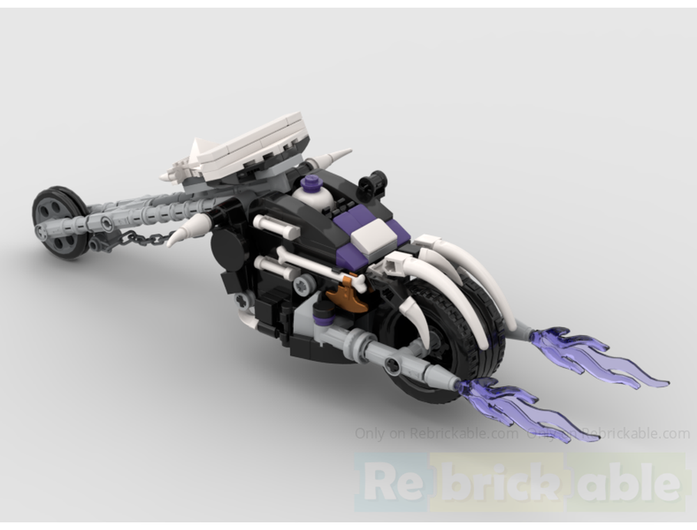 LEGO MOC 2259 Ninjago Skelett Chopper UPGRADE by Lokibricks