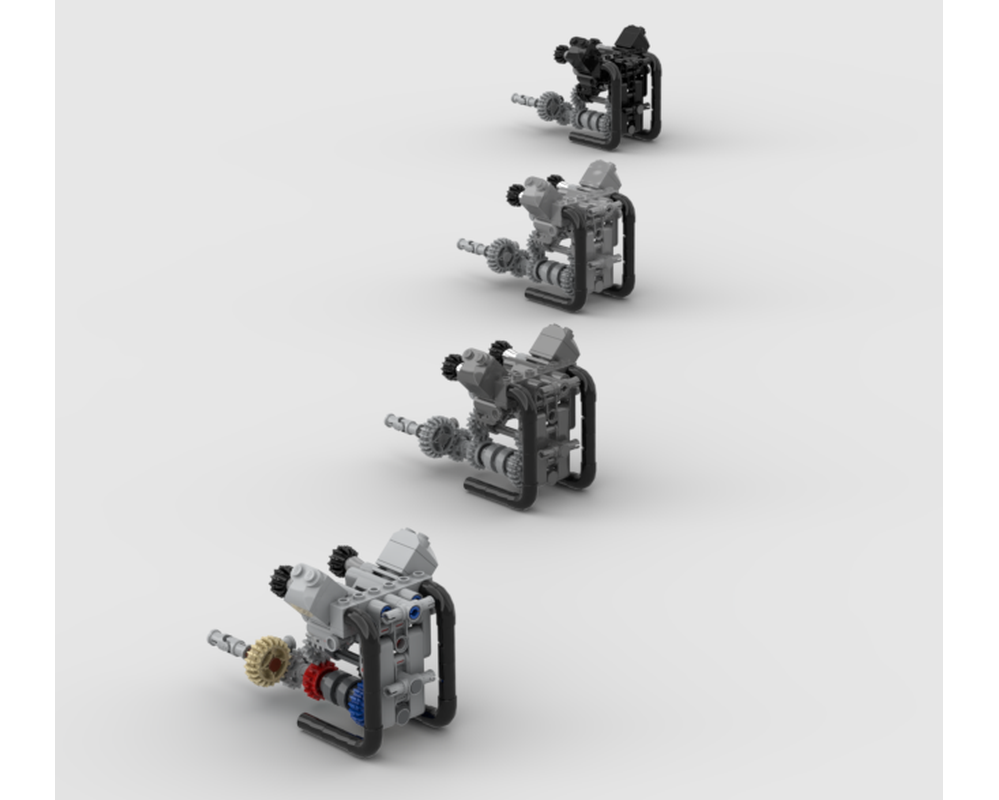 LEGO MOC-204498 90° V2 Engine by AN-47 | Rebrickable - Build with LEGO