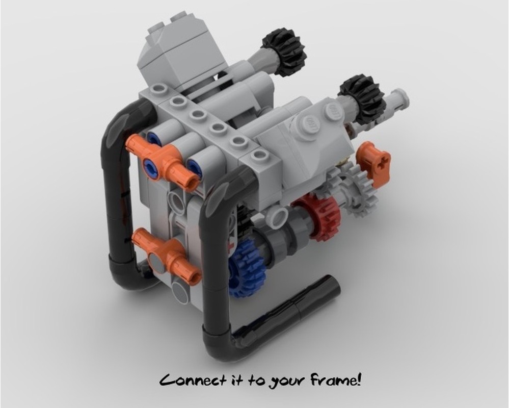 LEGO MOC-204498 90° V2 Engine by AN-47 | Rebrickable - Build with LEGO
