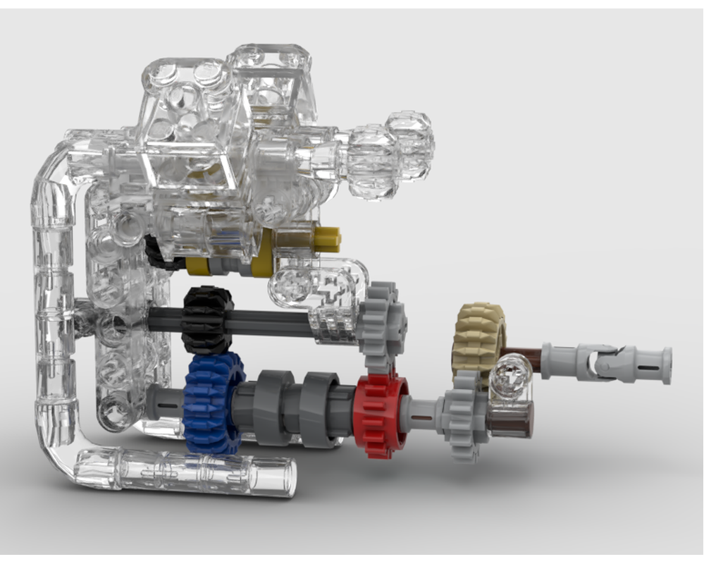LEGO MOC-204498 90° V2 Engine by AN-47 | Rebrickable - Build with LEGO
