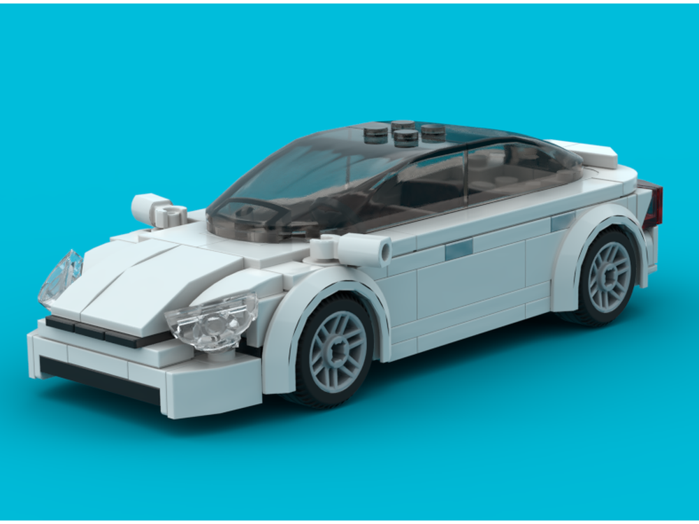 LEGO MOC Tesla model s, 6 studs wide V2 by Brick North | Rebrickable ...