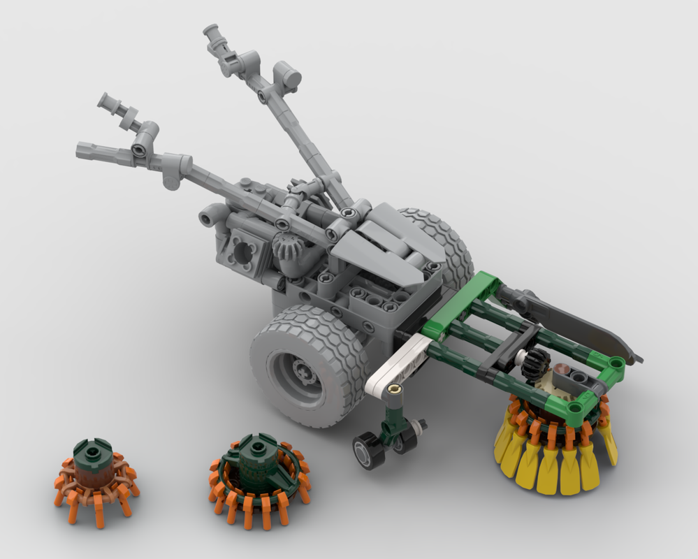 מברשת עשבים MOC-204543 לטרקטור בעל ציר יחיד #19