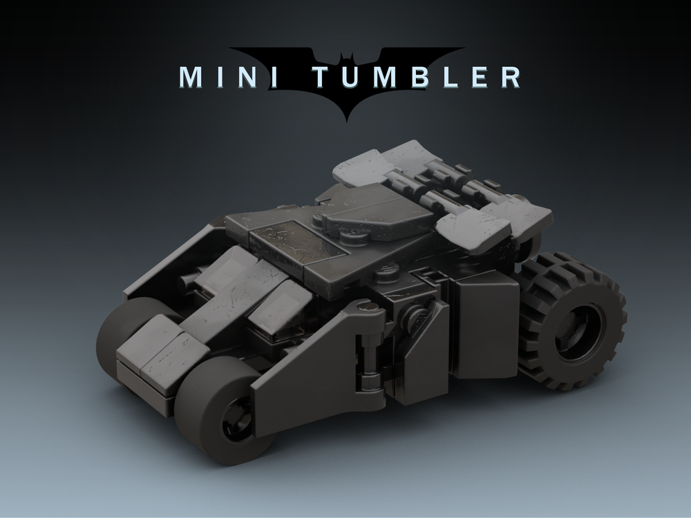 LEGO MOC-204560 Batmobile Tumbler MOD - 212328 - Magazine Gift by