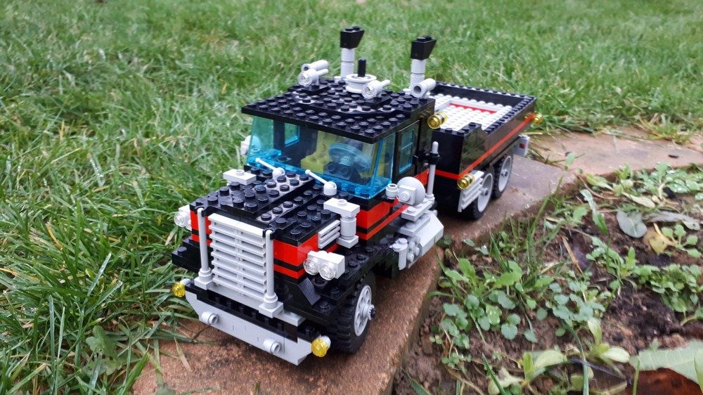 LEGO MOC Flatbed truck by Sfcustoms | Rebrickable - Build with LEGO