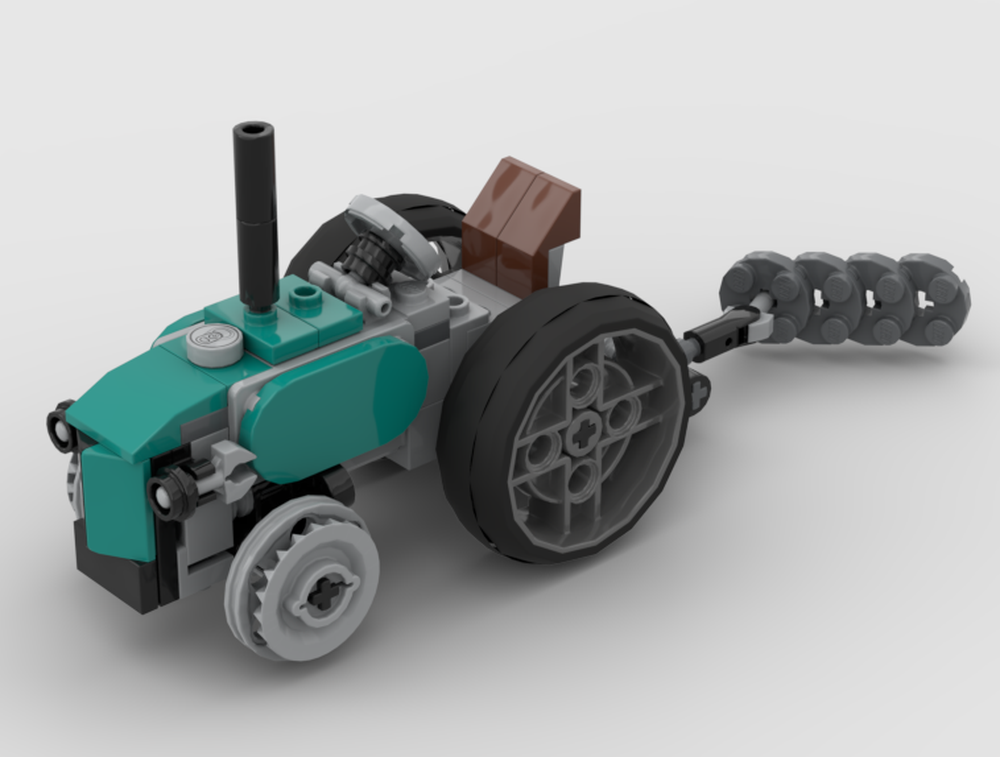 Minifig Tractor