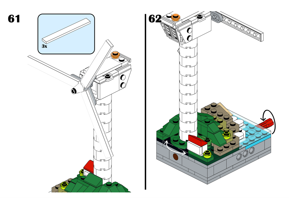 LEGO MOC-204676 Working Mini Wind Turbine by asnoopy | Rebrickable ...