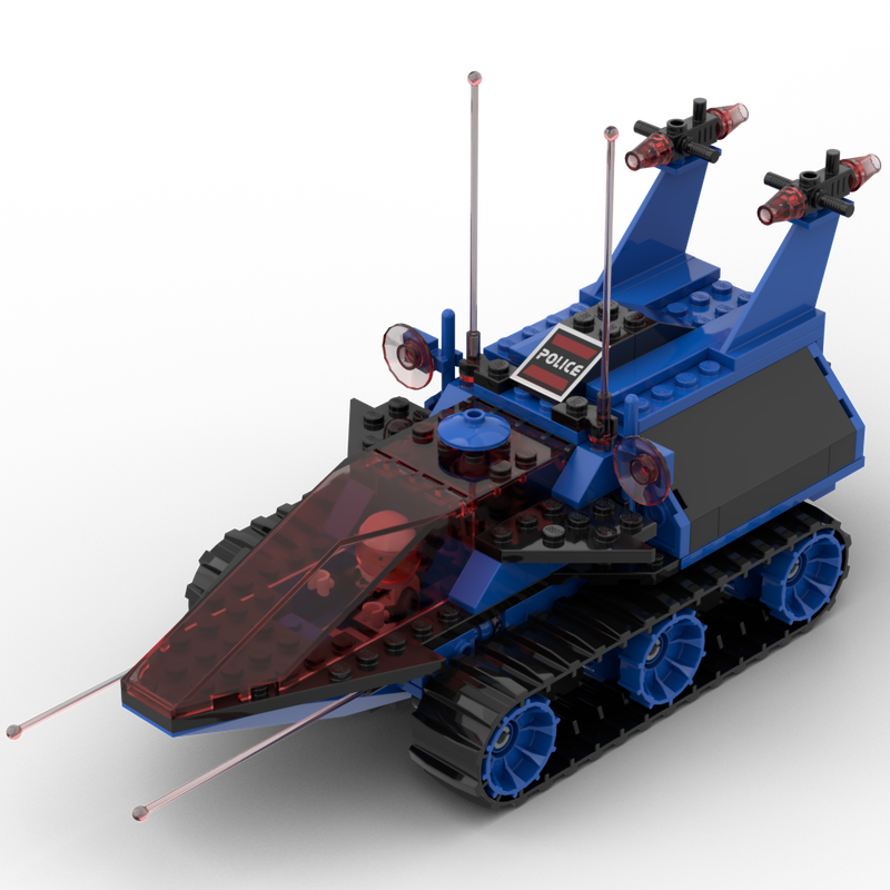 LEGO MOC MOC-0023 police rover by KILDET | Rebrickable - Build with LEGO