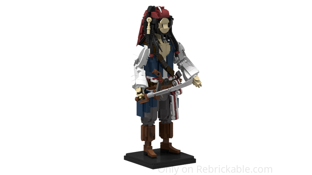 LEGO MOC-204804 Captain Jack Sparrow Figurine by Mr.Snicker ...