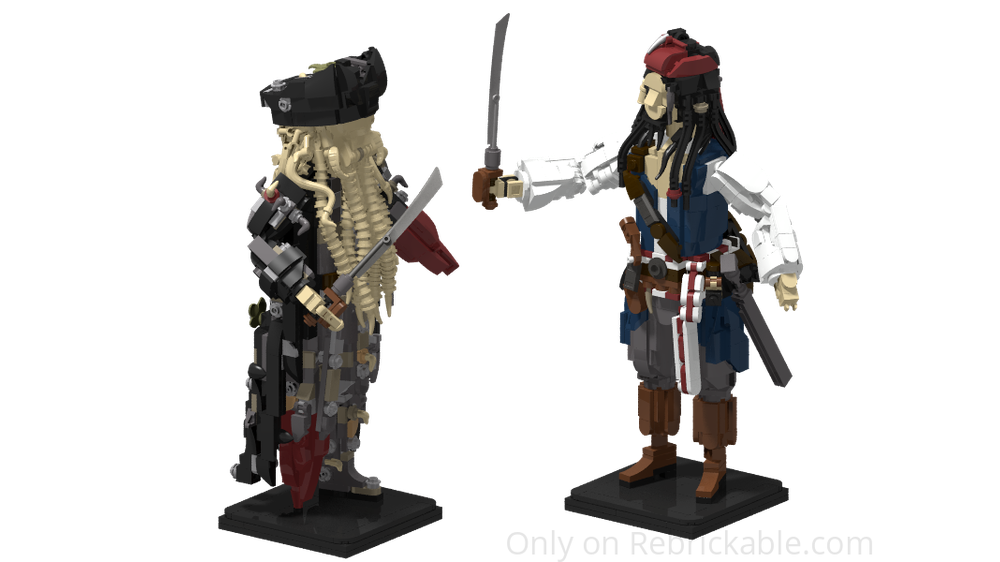 LEGO MOC-204804 Captain Jack Sparrow Figurine by Mr.Snicker